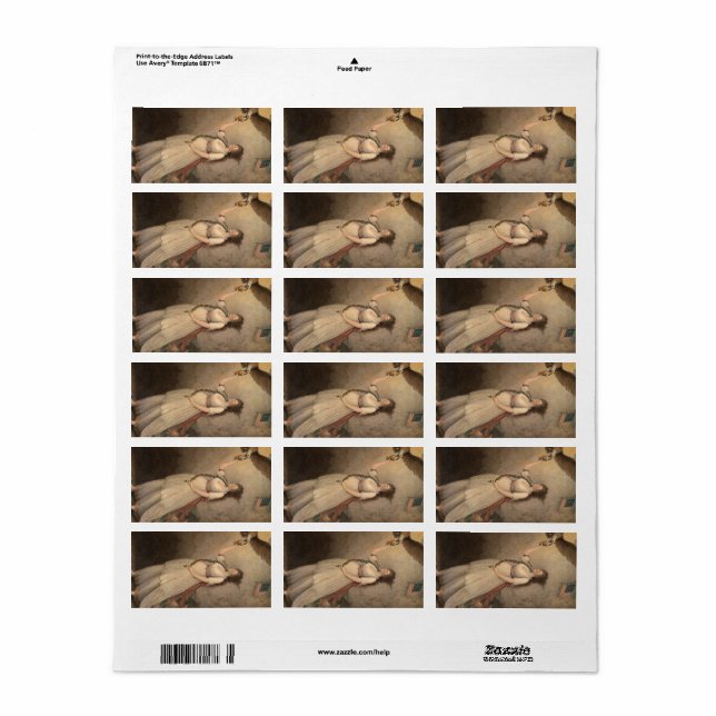 Liberty, In the form of the Goddess of Youth Label (Full Sheet)