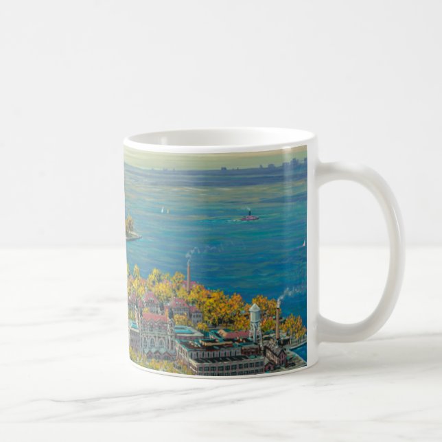 LIberty Island, New York Coffee Mug (Right)