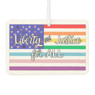 LIberty & Justice for ALL Car Air Freshener