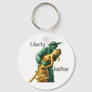 LIBERTY-JUSTICE-LESBIAN KEY RING