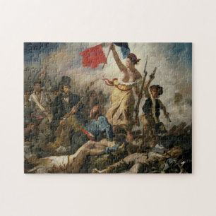 Liberty Leading the People by Eugène Delacroix Jigsaw Puzzle