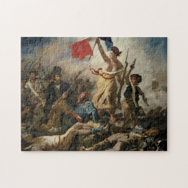 Liberty Leading the People by Eugène Delacroix Jigsaw Puzzle (Horizontal)