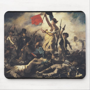 Liberty Leading the People by Eugene Delacroix Mouse Mat