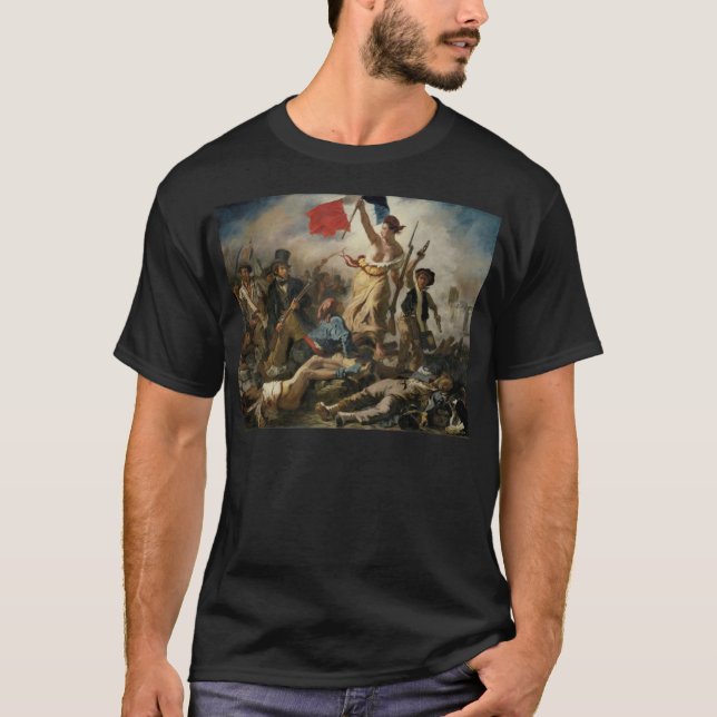 Liberty Leading the People, Delacroix T-Shirt (Front)