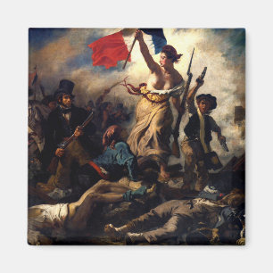 Liberty Leading the People, Eugene Delacroix Magnet