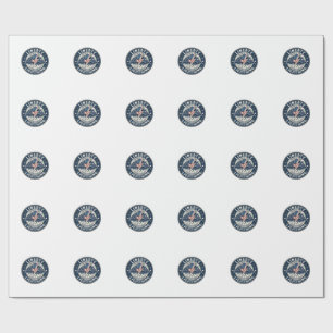 Liberty Lightning Patriotic Patriotic Storm Lightn Wrapping Paper