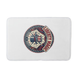 Liberty Magic Patriotic Patriotic Magic Show Vinta Bath Mat