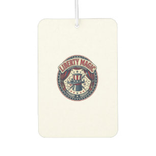 Liberty Magic Patriotic Patriotic Magic Show Vinta Car Air Freshener