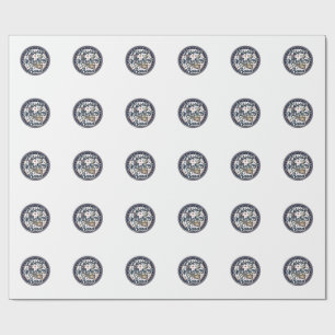Liberty Marching Band Patriotic Patriotic Marching Wrapping Paper