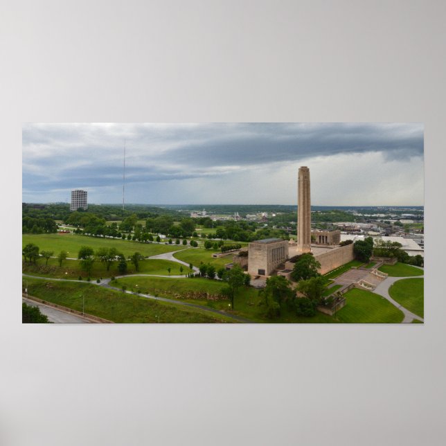 Liberty Memorial & BMA Building, Kansas City, MO Poster (Front)