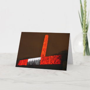 Liberty Memorial Poppies, Kansas City, Missouri Card