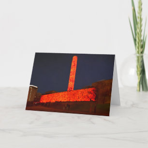 Liberty Memorial Poppies, Kansas City, Missouri Card