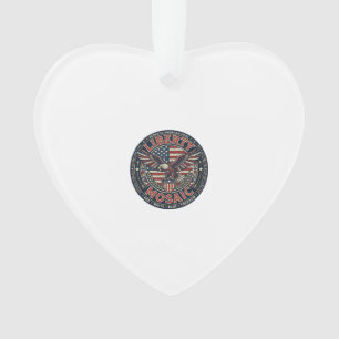 Liberty Mosaic Patriotic Patriotic Mosaic Vintage Ornament