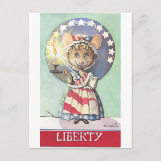 Liberty Mouse Postcard