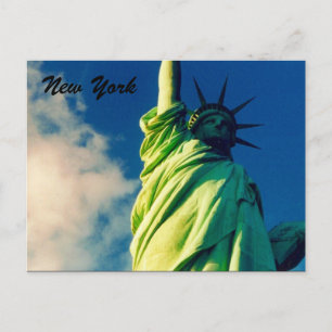 liberty ny postcard