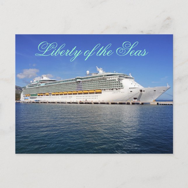 Liberty of the Seas - Royal Caribbean Cruise Lines Postcard (Front)