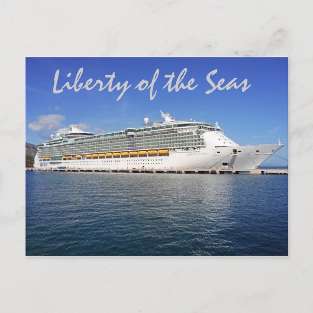 Liberty of the Seas - Royal Caribbean Cruise Lines Postcard (Front)