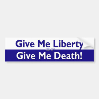 Liberty or Death Bumper Sticker