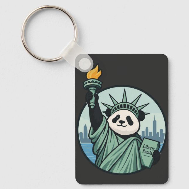 Liberty Panda Key Ring (Front)