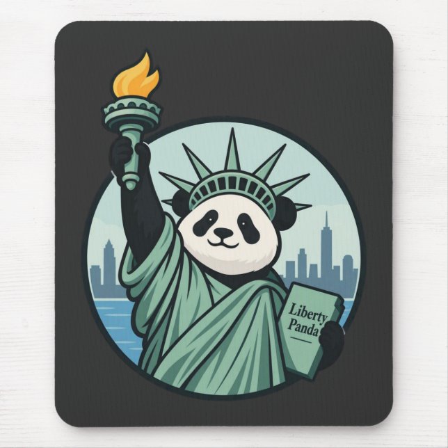 Liberty Panda Mouse Mat (Front)