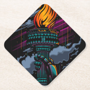 Liberty Paper Coaster