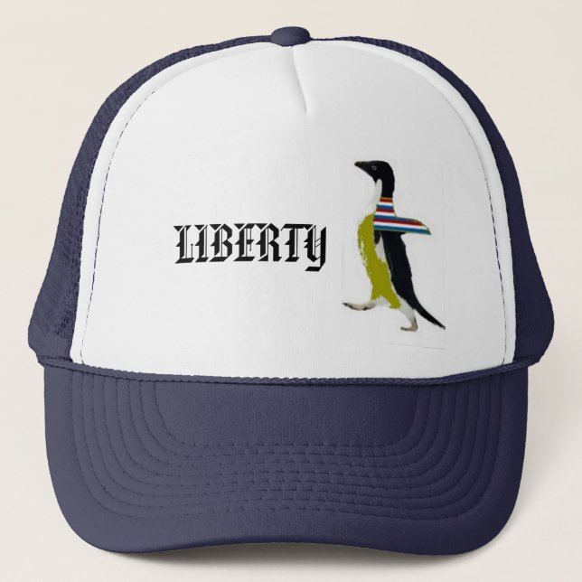 Liberty Penguin Trucker Hat (Front)