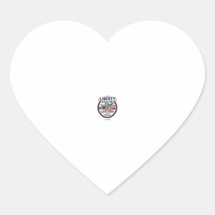 Liberty Popsicle Patriotic Patriotic Ice Cream Pop Heart Sticker