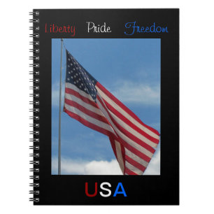 Liberty Pride Freedom Notebook