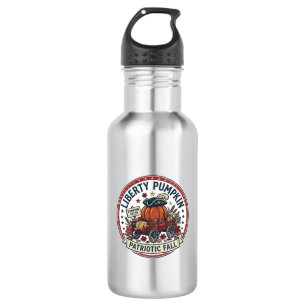 Liberty Pumpkin Patriotic Patriotic Pumpkin Fall A 532 Ml Water Bottle