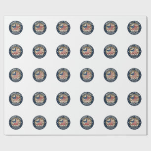 Liberty Puzzle Patriotic Patriotic Puzzle Jigsaw V Wrapping Paper