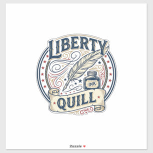 Liberty Quill Patriotic Patriotic Quill Ink Vintag
