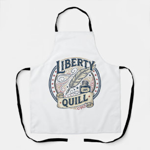 Liberty Quill Patriotic Patriotic Quill Ink Vintag Apron