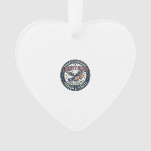 Liberty Skate Patriotic Patriotic Skateboard Vinta Ornament