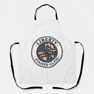 Liberty Stained Glass Patriotic Patriotic Stained Apron