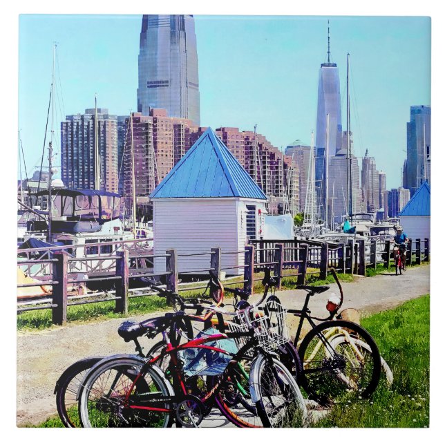 Liberty State Park - Parked Bicycles Tile (Front)
