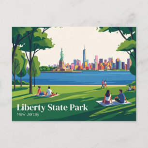 Liberty State Park USA Postcard