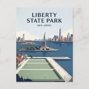 Liberty State Park USA Postcard