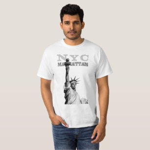Liberty Statue Nyc Manhattan Men's Modern T-Shirt