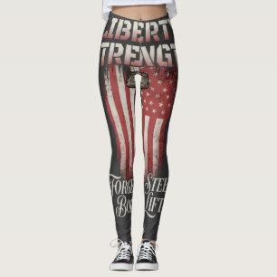 Liberty Strength Forged Steel American Iron Athl Leggings