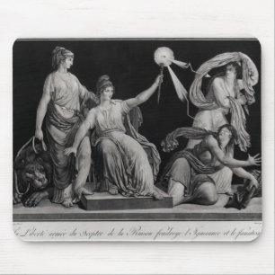 Liberty, striking down Ignorance and Fantacism Mouse Mat