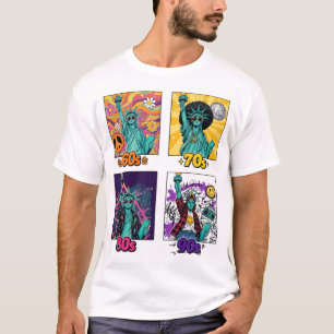 Liberty Through the Decades Retro T-Shirt