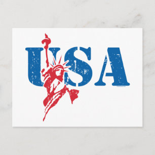 Liberty USA Postcard