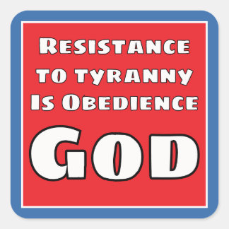 Liberty - Version 05B Square Sticker