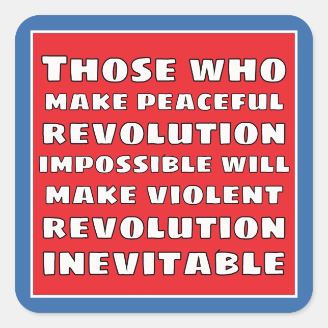 Liberty - Version 06B Square Sticker (Front)