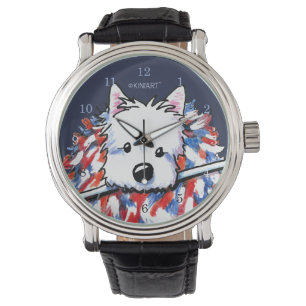 Liberty Westie Portrait Wrist Watch