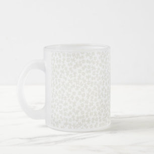 Liberty White 1 Frosted Glass Coffee Mug