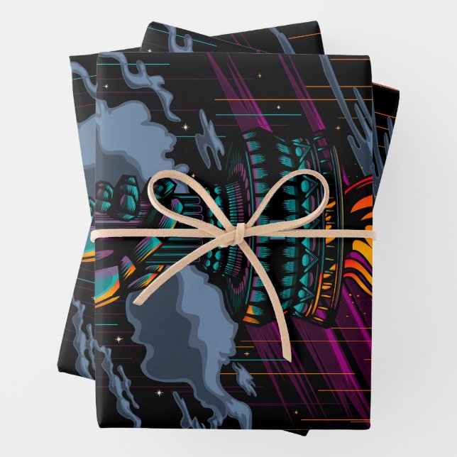 Liberty Wrapping Paper Sheet (In situ)