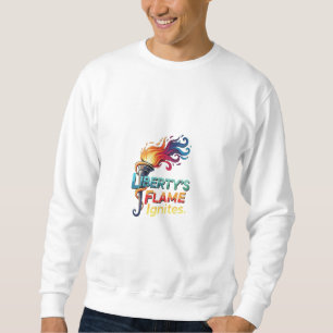 Liberty's Flame Ignites embroidered hoodie (