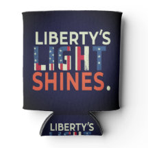 Liberty's Flame Lights Night  