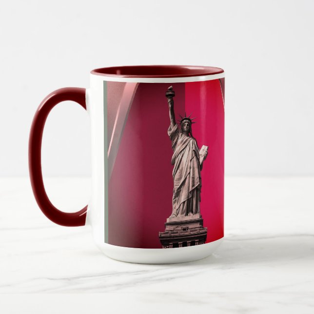 Liberty's Flame Lights Night Mug (Left)